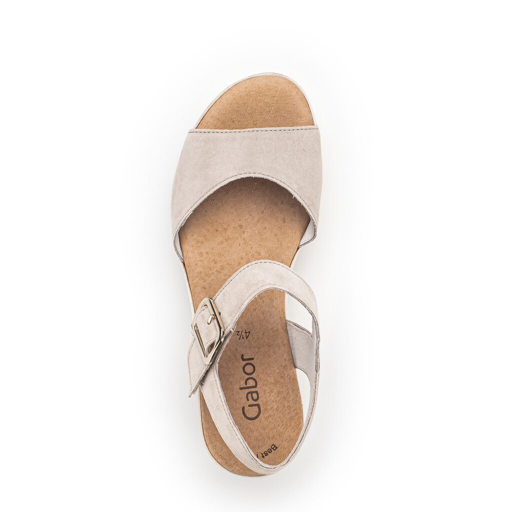Gabor fashion Keilsandalette beige