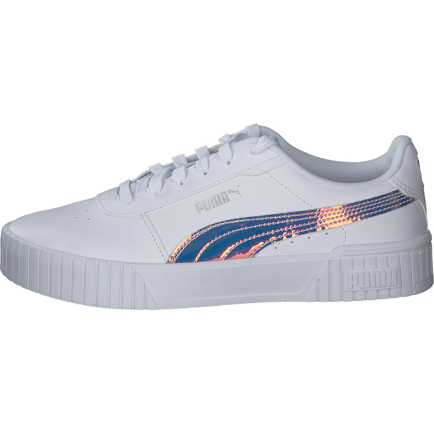 Puma Carina 2.0 Holo Jr. 387985, Sneakers, Damen, puma white/puma silver