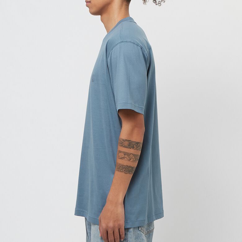 Norse Projects Johannes Organic N Logo T-shirt fog blue