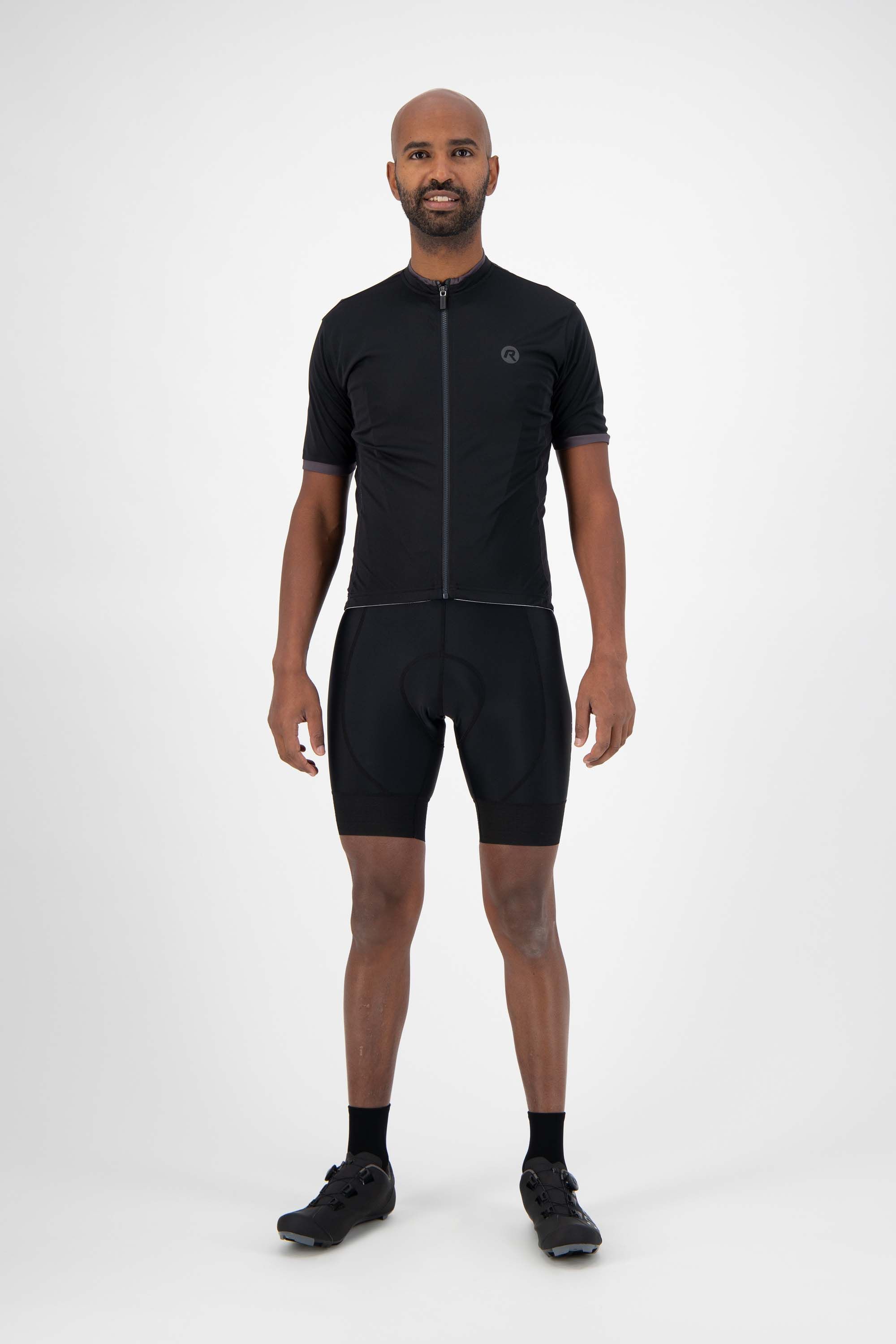 Rogelli Essential Black Herren Radtrikot