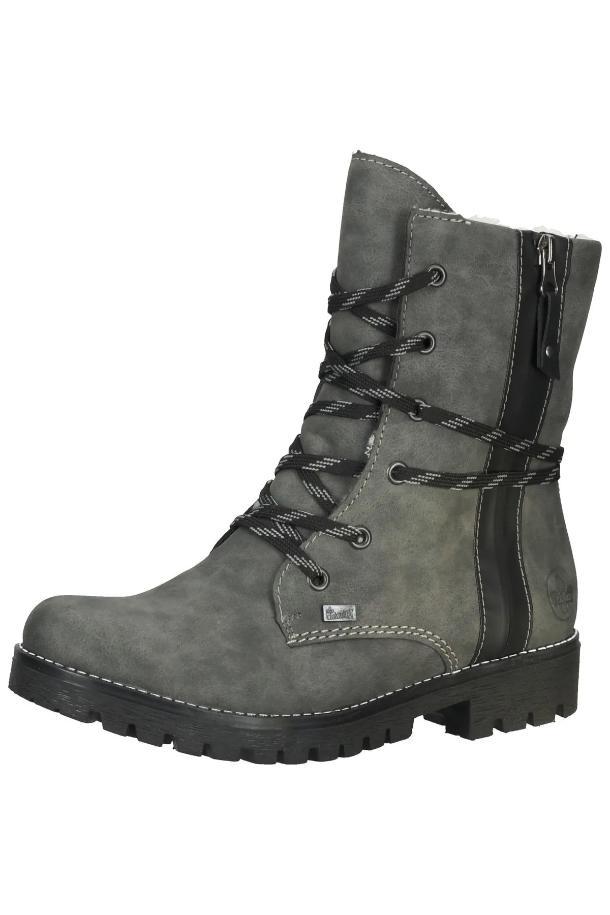 Rieker  Stiefelette - Grau - Blockabsatz