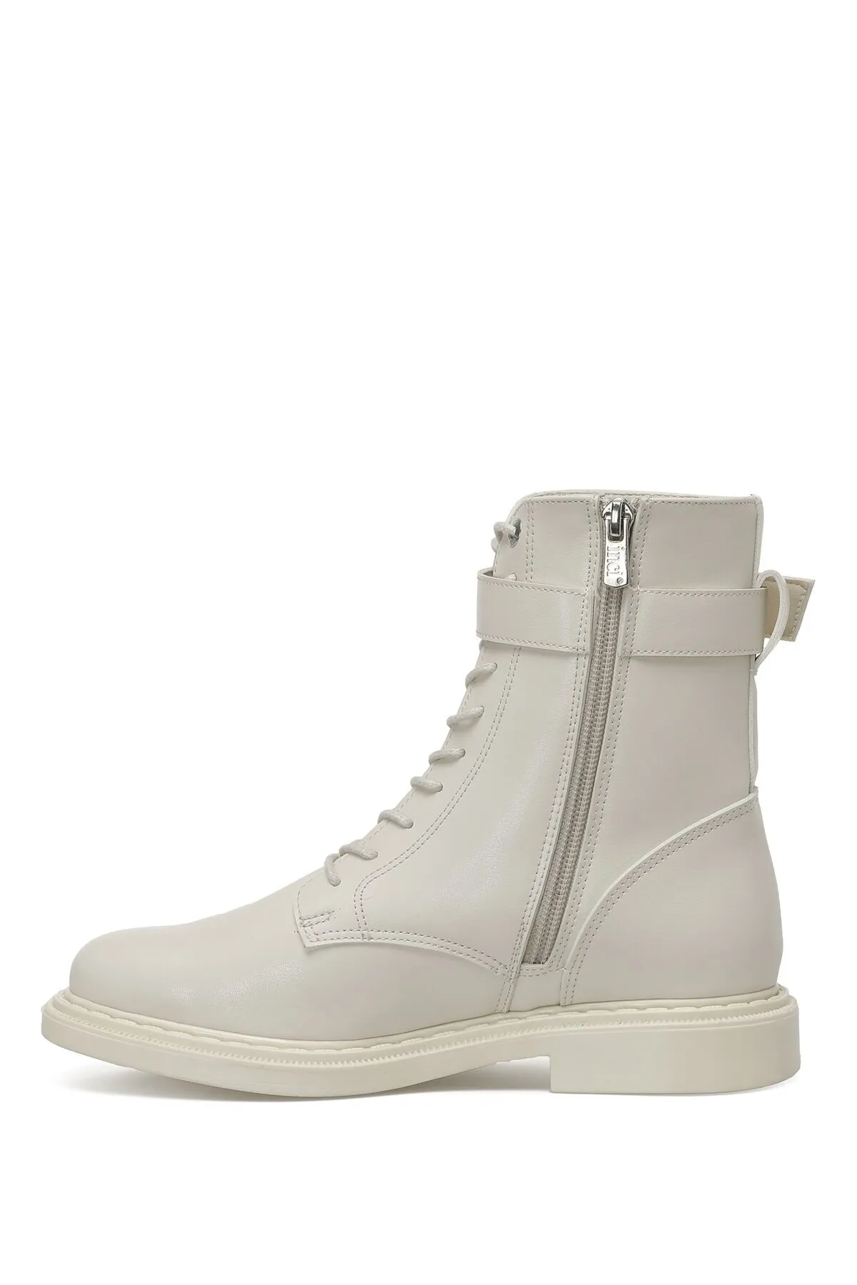 İnci  Damian 2pr Beige flache Stiefel für Damen