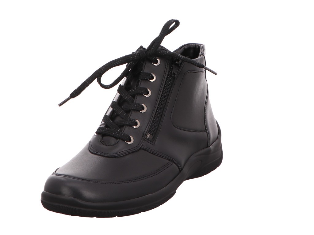 WALDLÄUFER Schnür-Stiefeletten schwarz Hesna schwarz Memphis