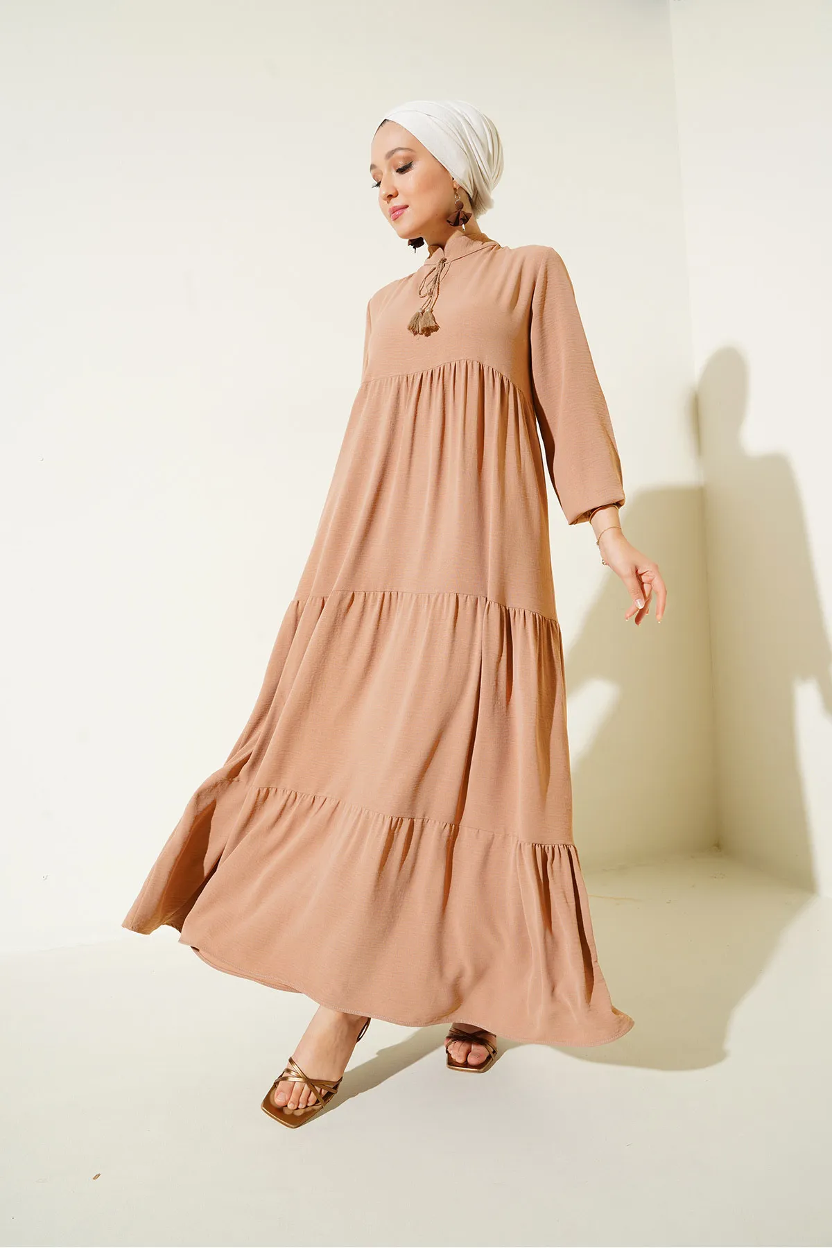 Bigdart  Kleid - Braun - Smock-Kleid