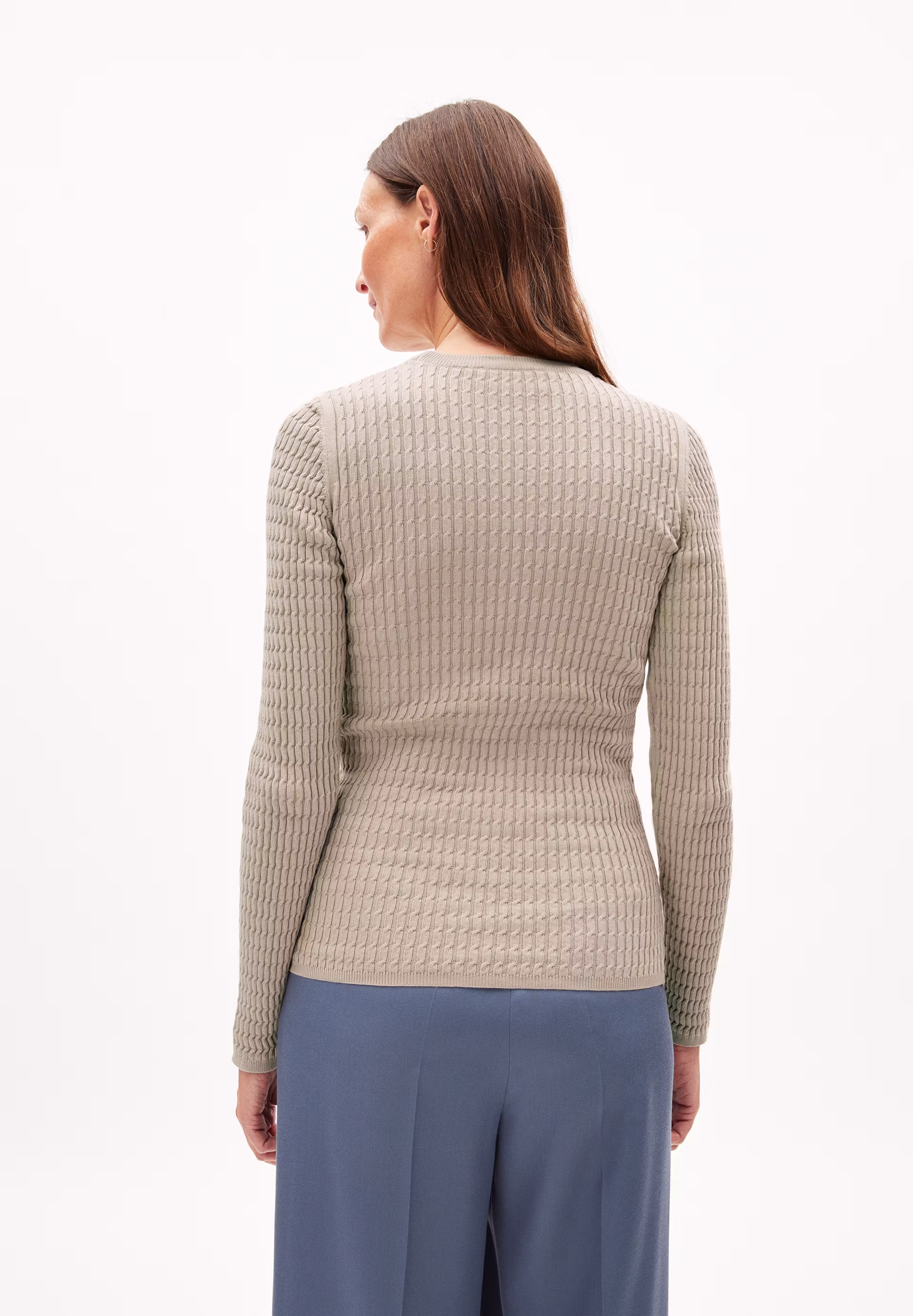 Pullover Slim Fit aus Bio-Baumwolle