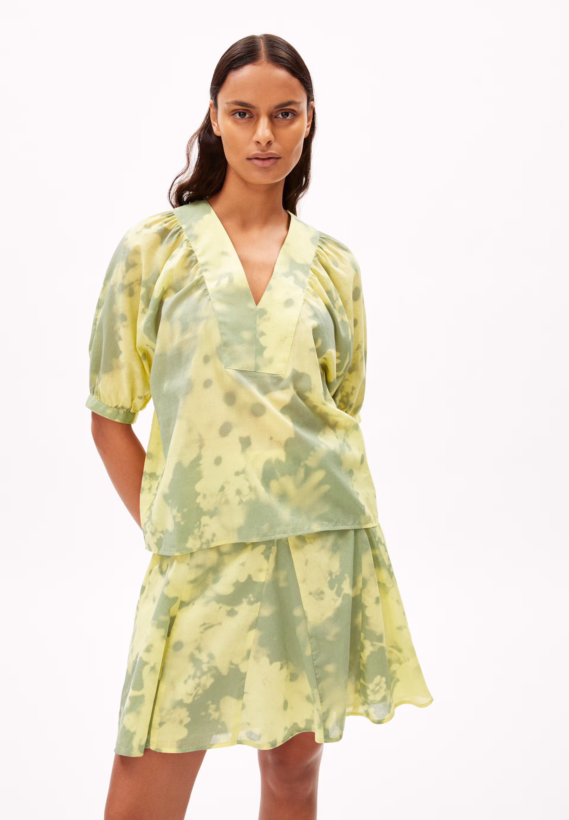 Bluse Loose Fit aus Bio-Baumwolle