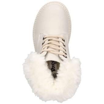 Puccetti Schnür Boots in weiß