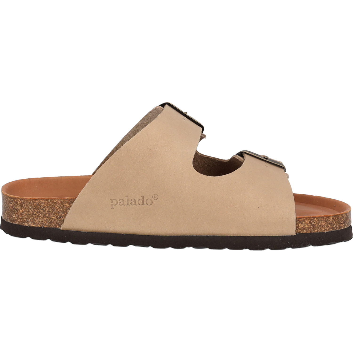 Palado Korfu Premium Leather, Pantoletten, Damen, Taupe