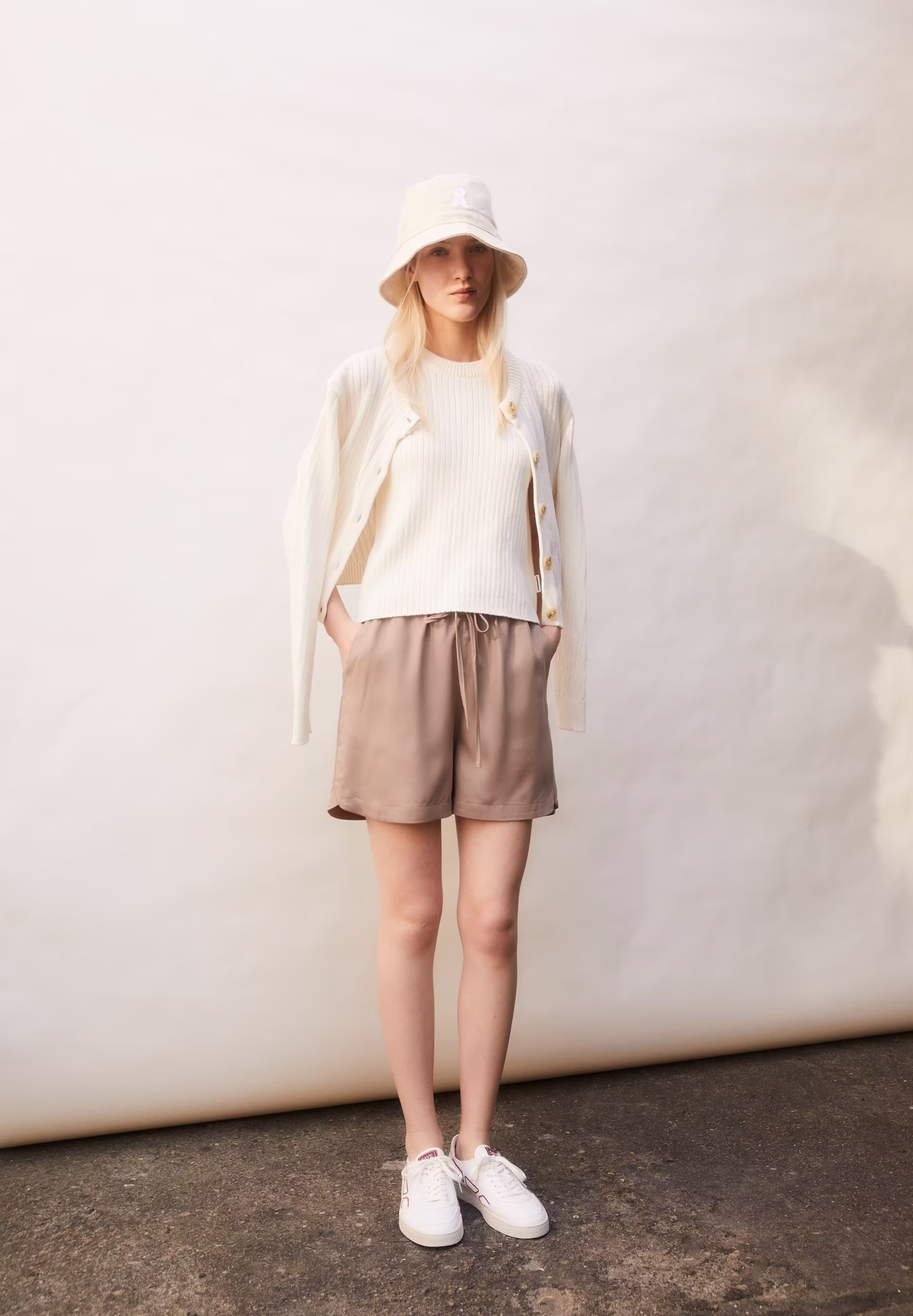 Shorts aus TENCEL™ x REFIBRA™ Lyocell