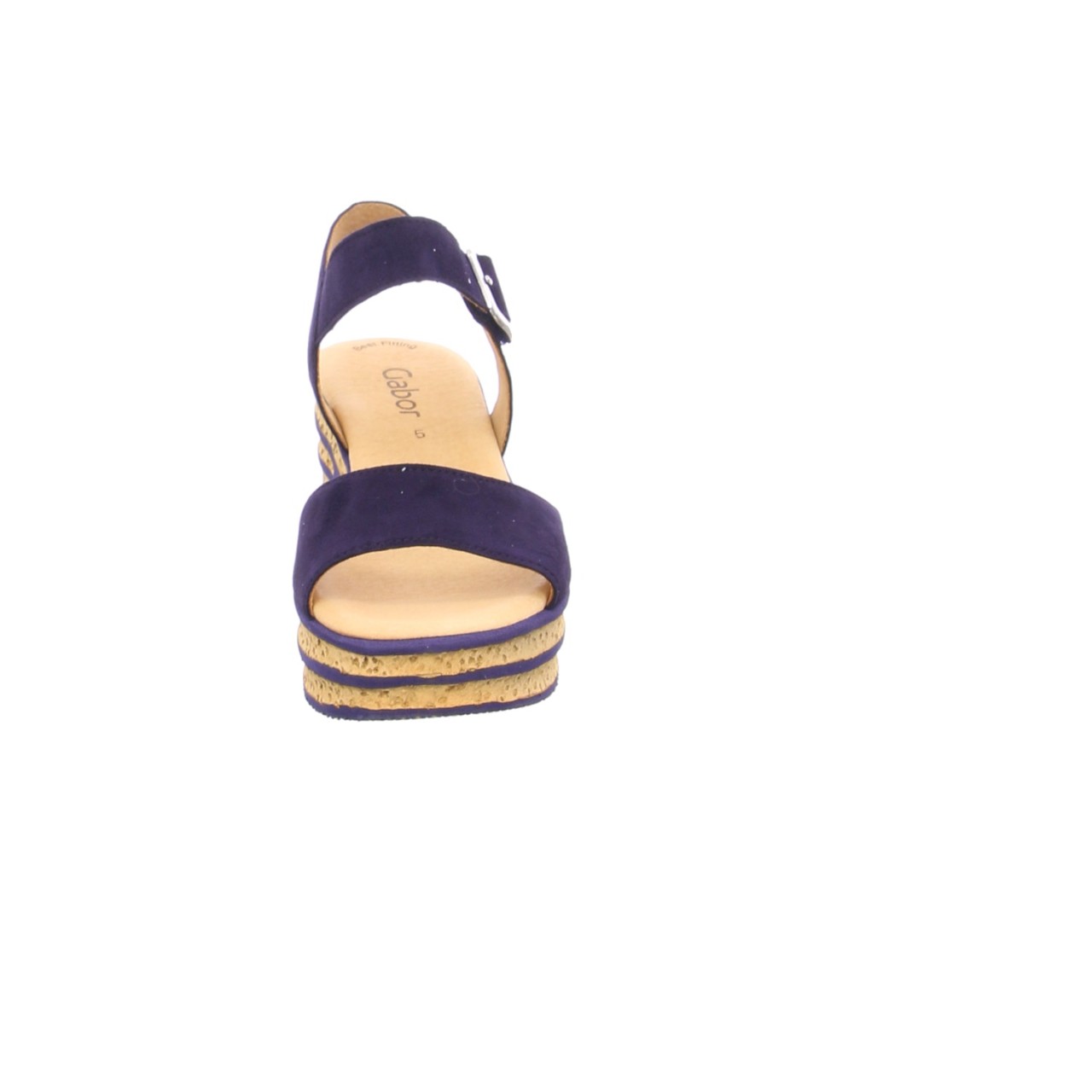 GABOR Komfort Sandalen blau Gabor Fashion Keilsandalette 24.651.16 B