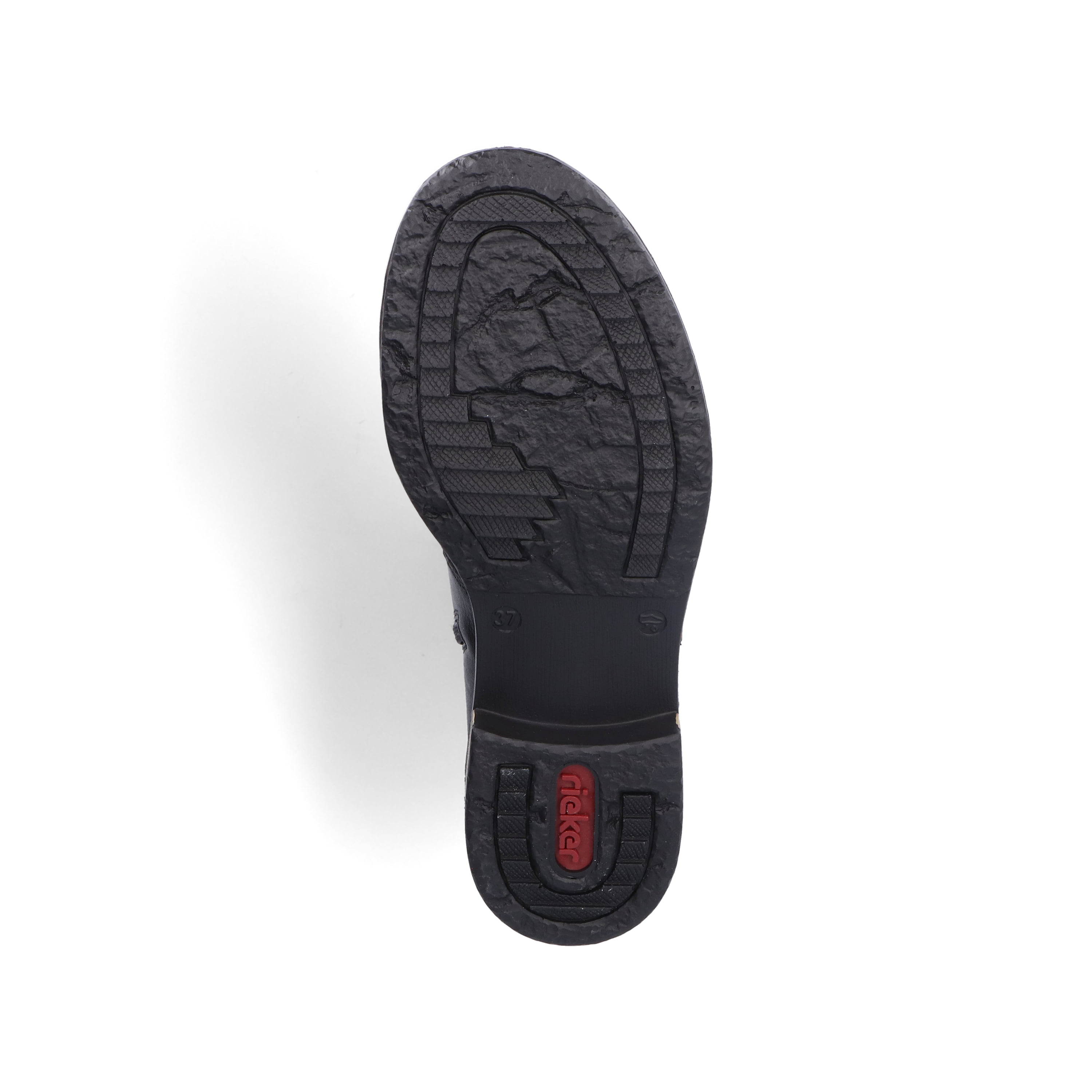 Rieker Damen Schnürstiefel asphaltschwarz