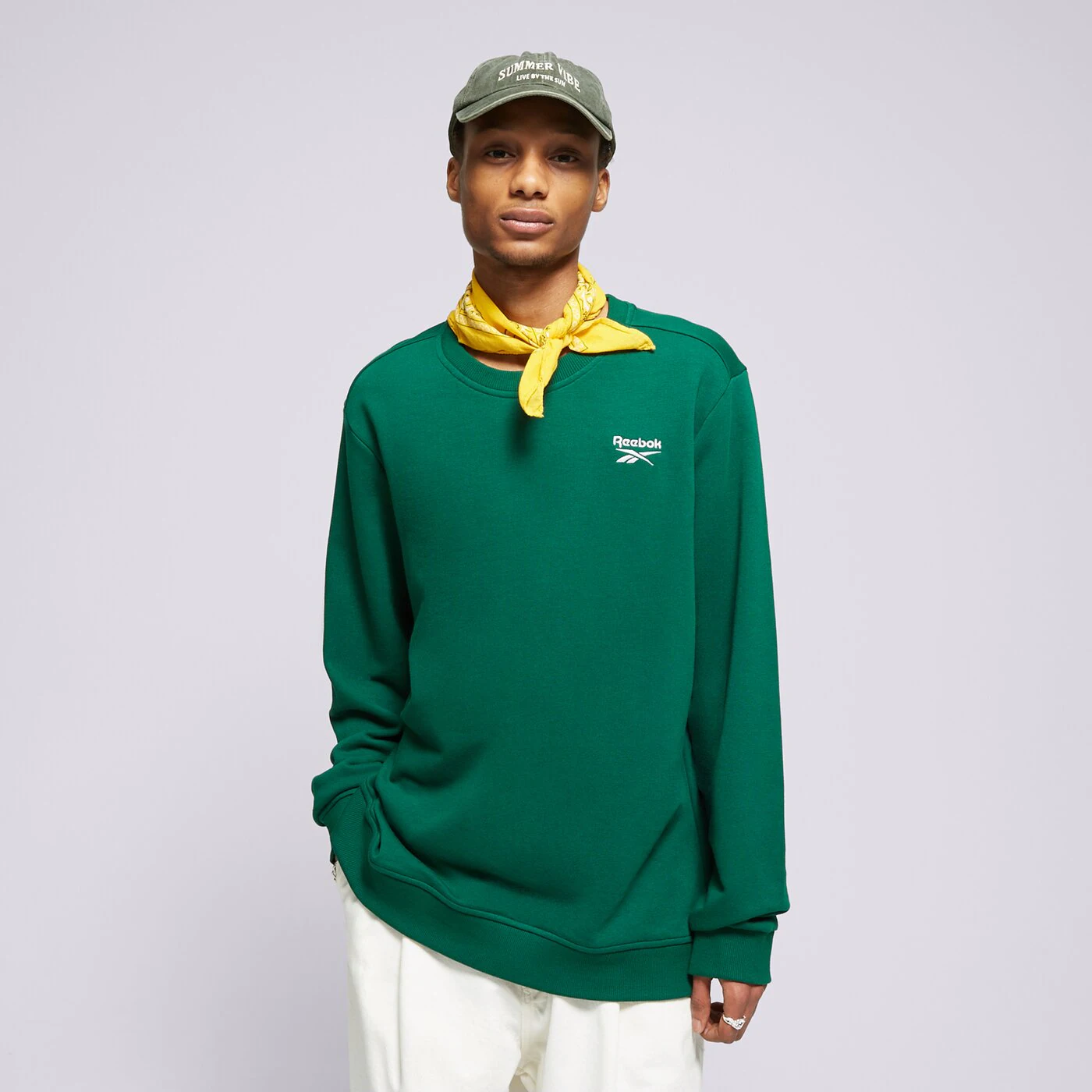 REEBOK SWEATSHIRT REEBOK IDENTITY SMALL LOGO Grün