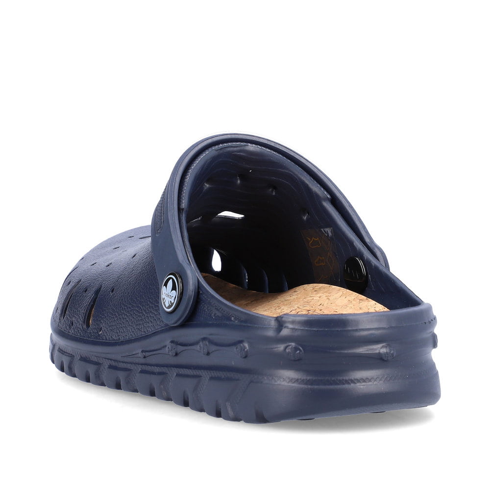 Rieker Damen Clogs marineblau