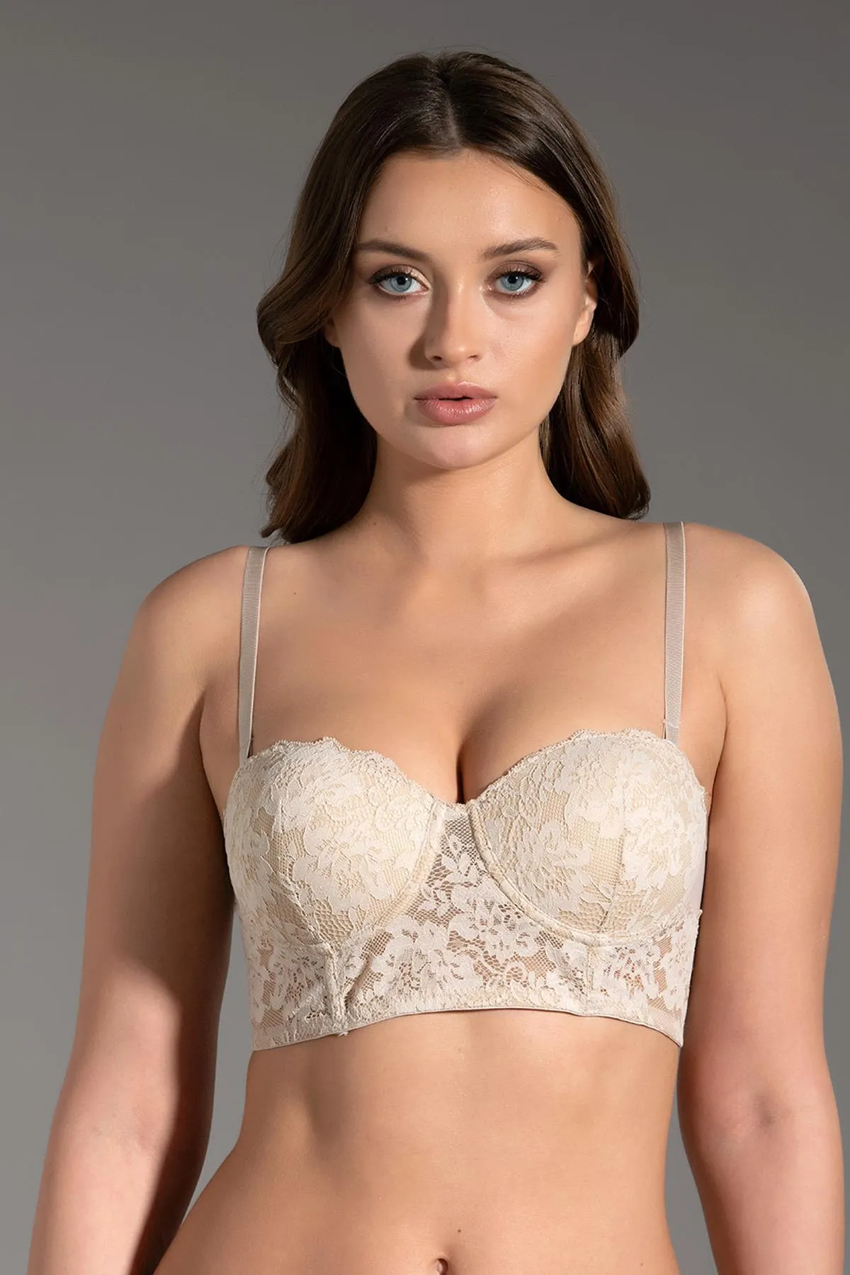 C&City  Unterstütztes trägerloses Bustier C15120 Skin