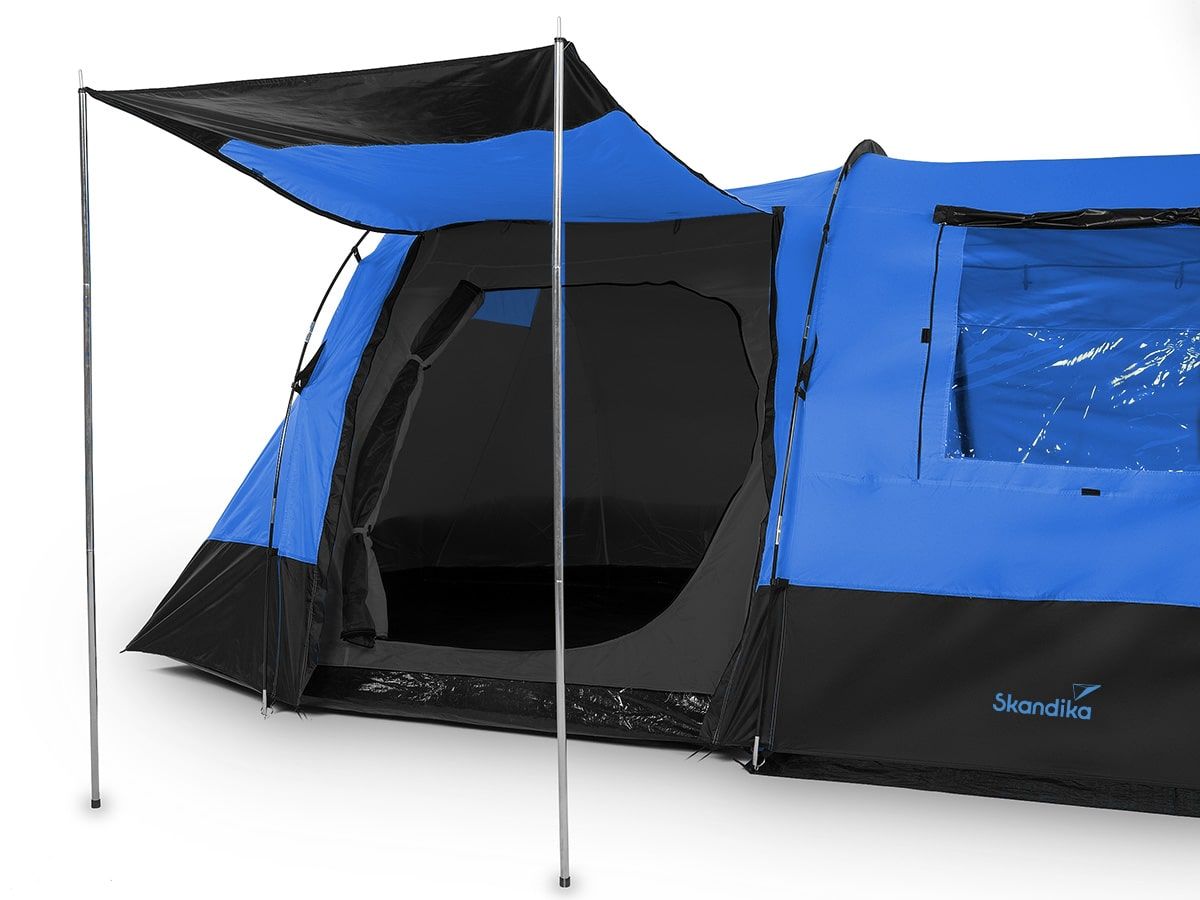 Skandika Kambo 4 Blaues Tunnelzelt