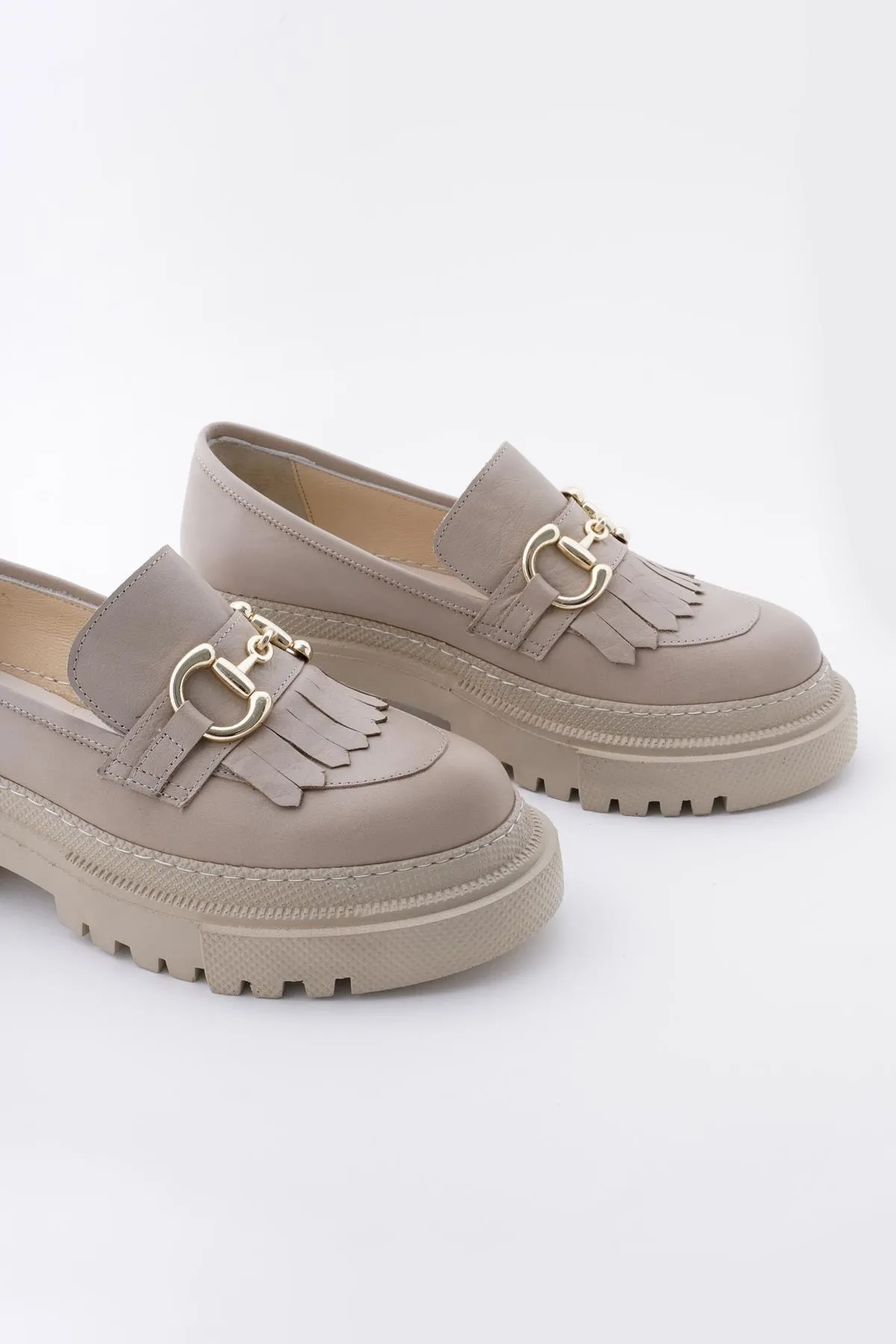 CZ London  Loafer - Beige - Blockabsatz
