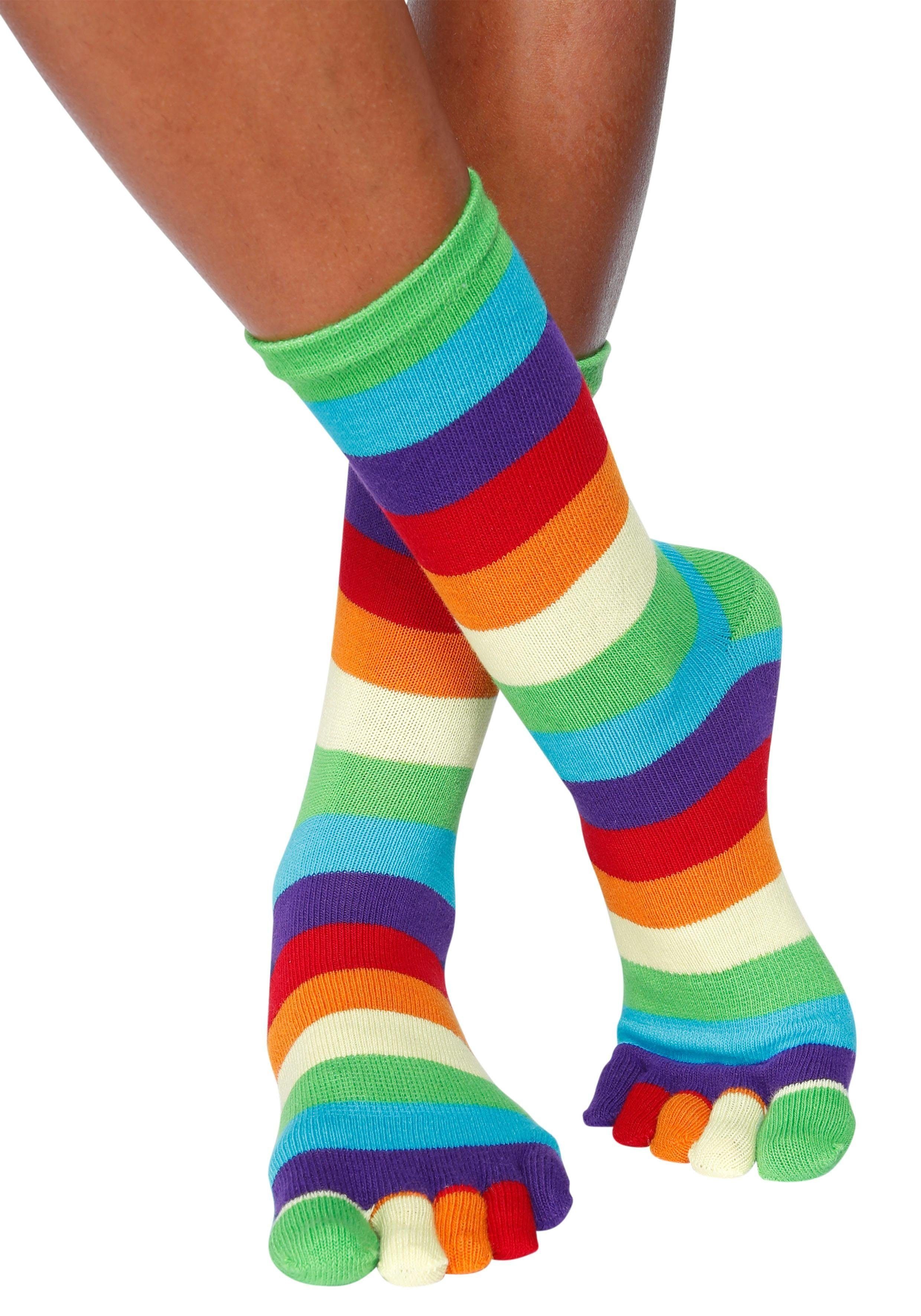 H.I.S Zehensocken im Streifenmuster weich und atmungsaktiv