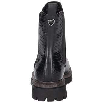 Marco Tozzi Chelsea Boots in schwarz