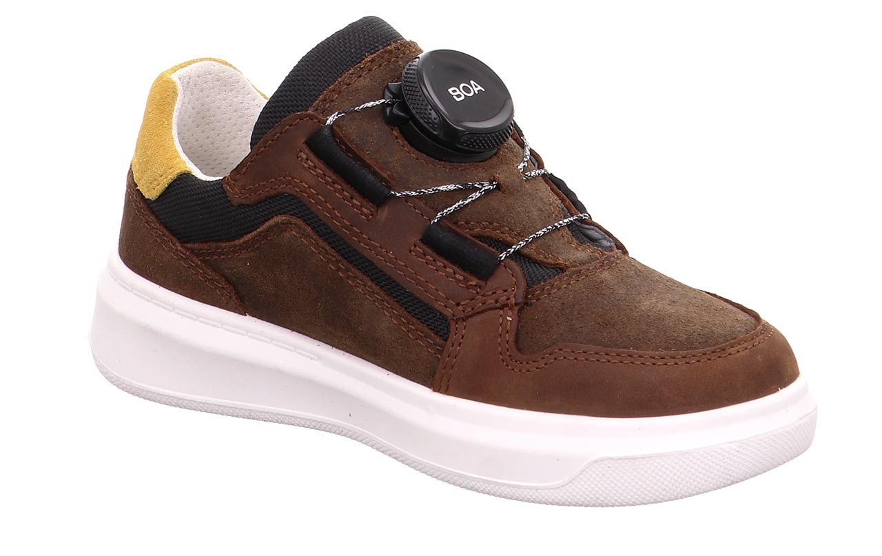 COSMO - Braun/GelbSneaker low mit BOA® Drehverschluss