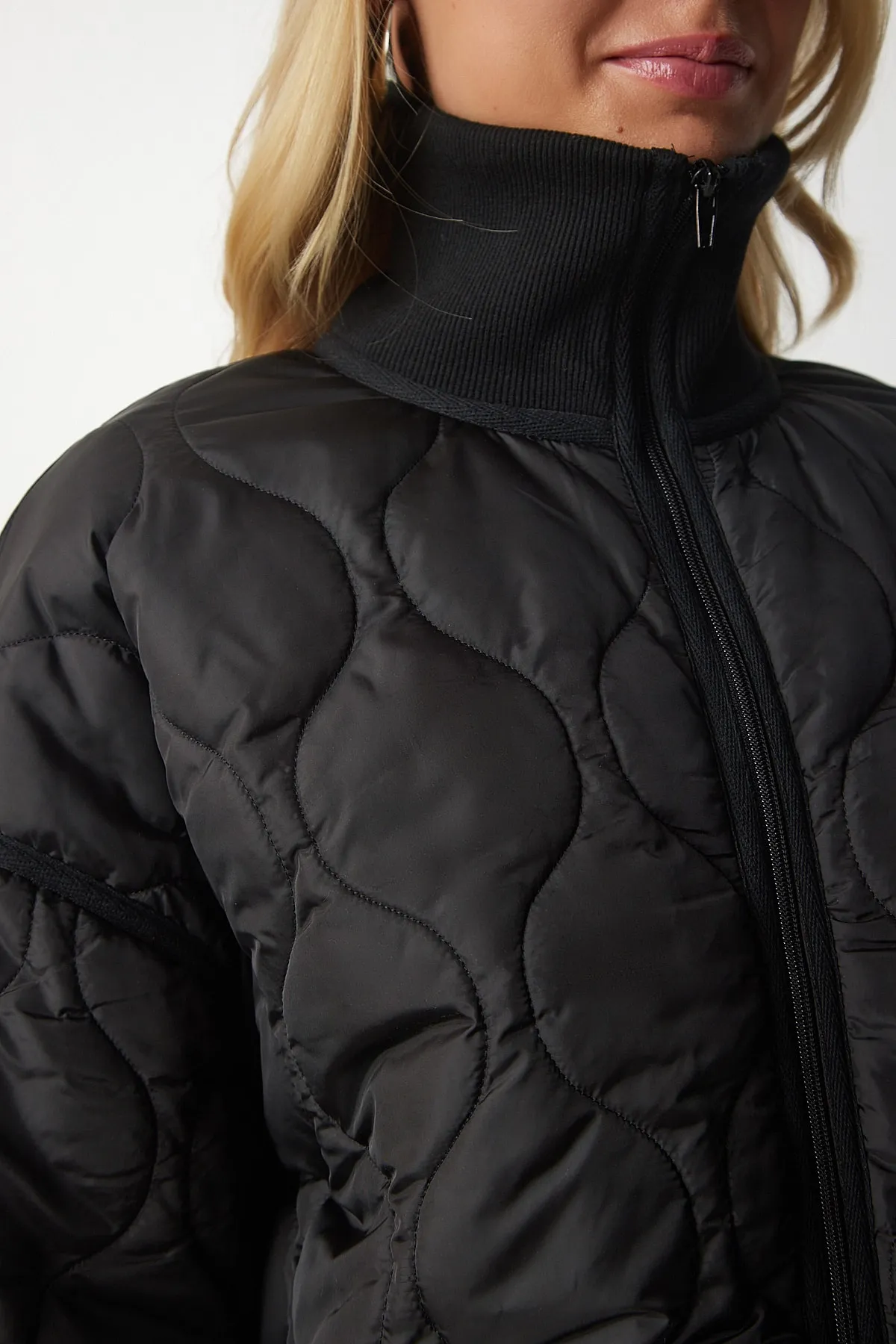 Happiness İstanbul  Winterjacke - Schwarz - Basic