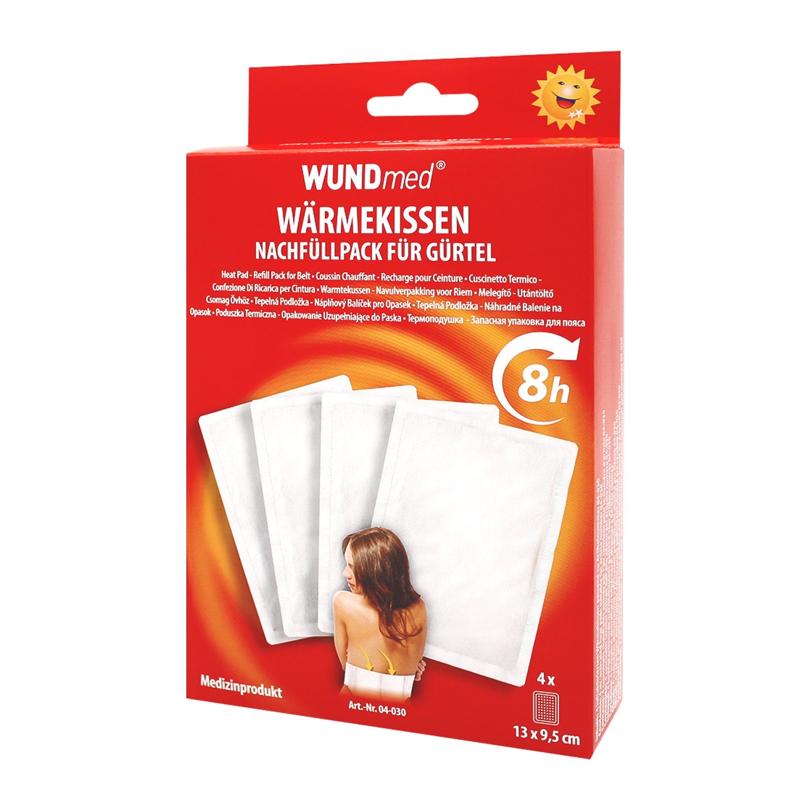 Wundmed Wärmepflaster WUNDmed® Wärmekissen Nachfüllpackung für Wärmegürtel (4 Pads)