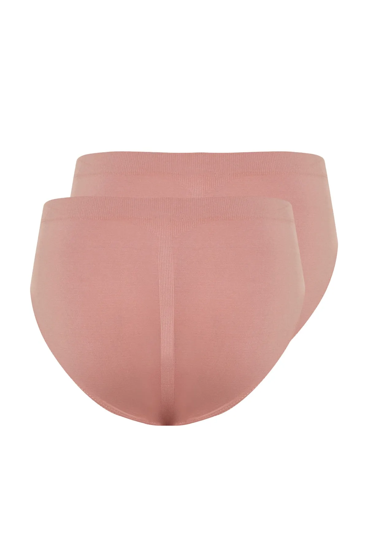 Trendyol Collection  Dried Rose 2er-Pack nahtlose/nahtlose Hipster-Strickhöschen THMAW22KU0013