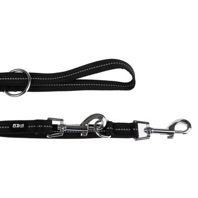 TIAKI Hundeleine Reflective Rubber, schwarz