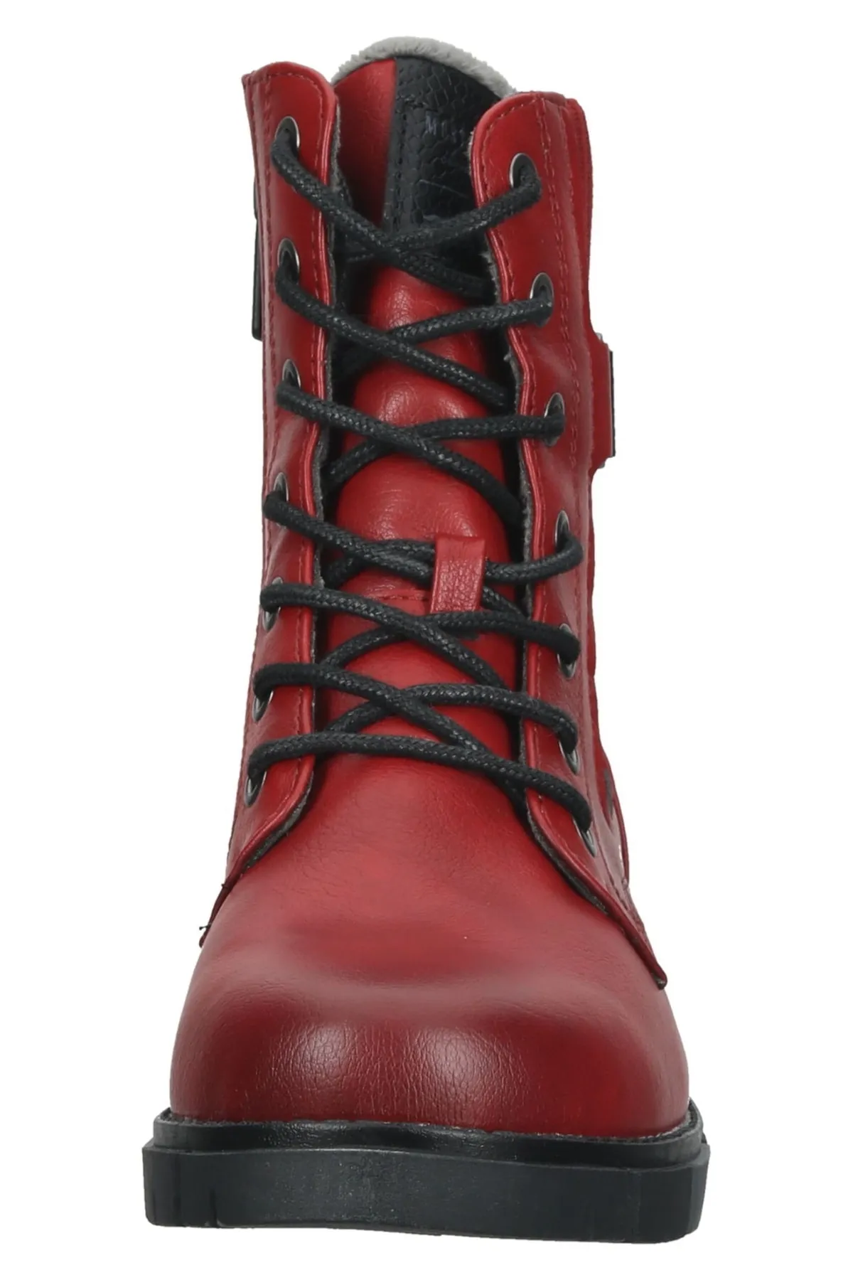 Mustang  Stiefelette - Rot - Blockabsatz