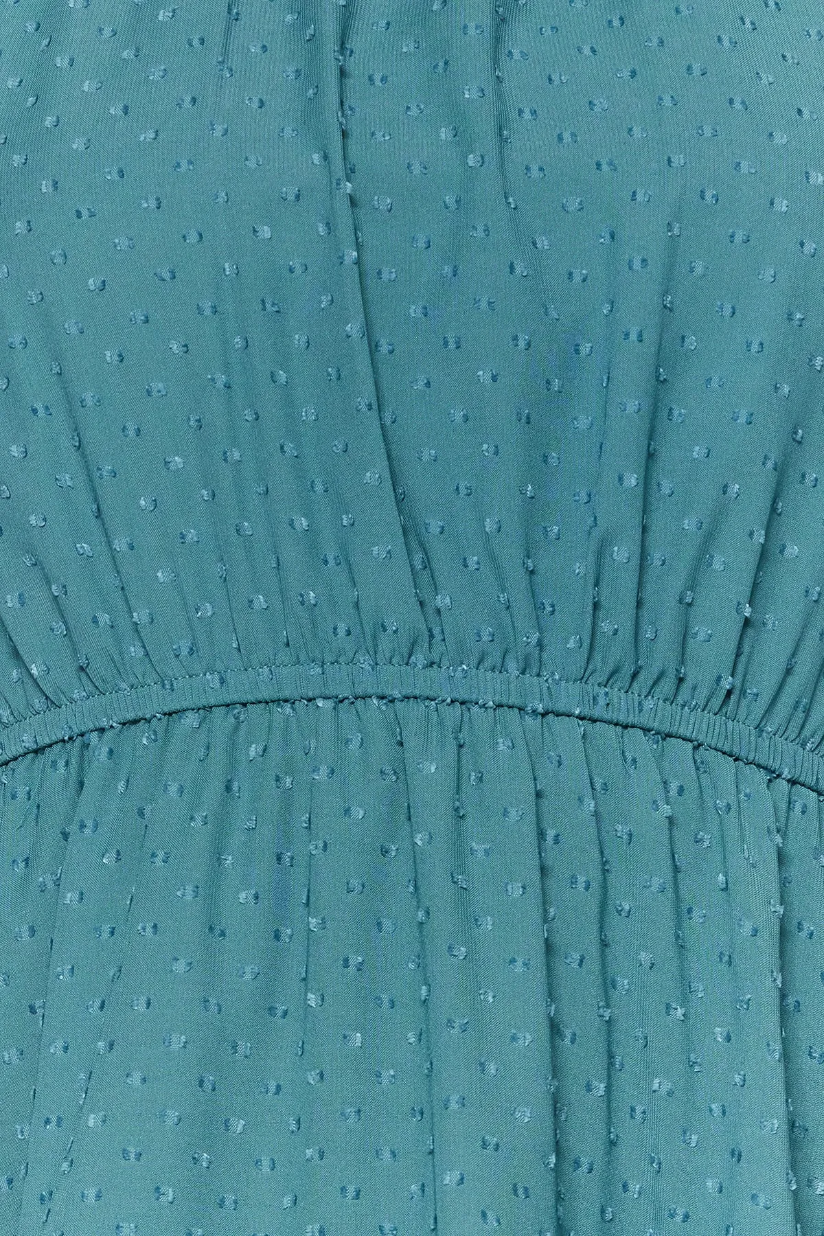 Trendyol Collection  Mintfarbenes Mini-Kleid aus gewebtem, gefüttertem Stoff mit strukturiertem Webmuster TWOSS21EL1206