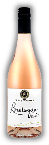 Fritz Waßmer, Breisgau Rosé, Gutswein, trocken, 2022, Baden  Fritz Waßmer, Breisgau Rosé, Gutswein, trocken, 2022, Baden  Ein herrlicher Rosé für viel Trinkfreude. Jahrgang 2022 - 0,75	 Liter - Vol 12,5%