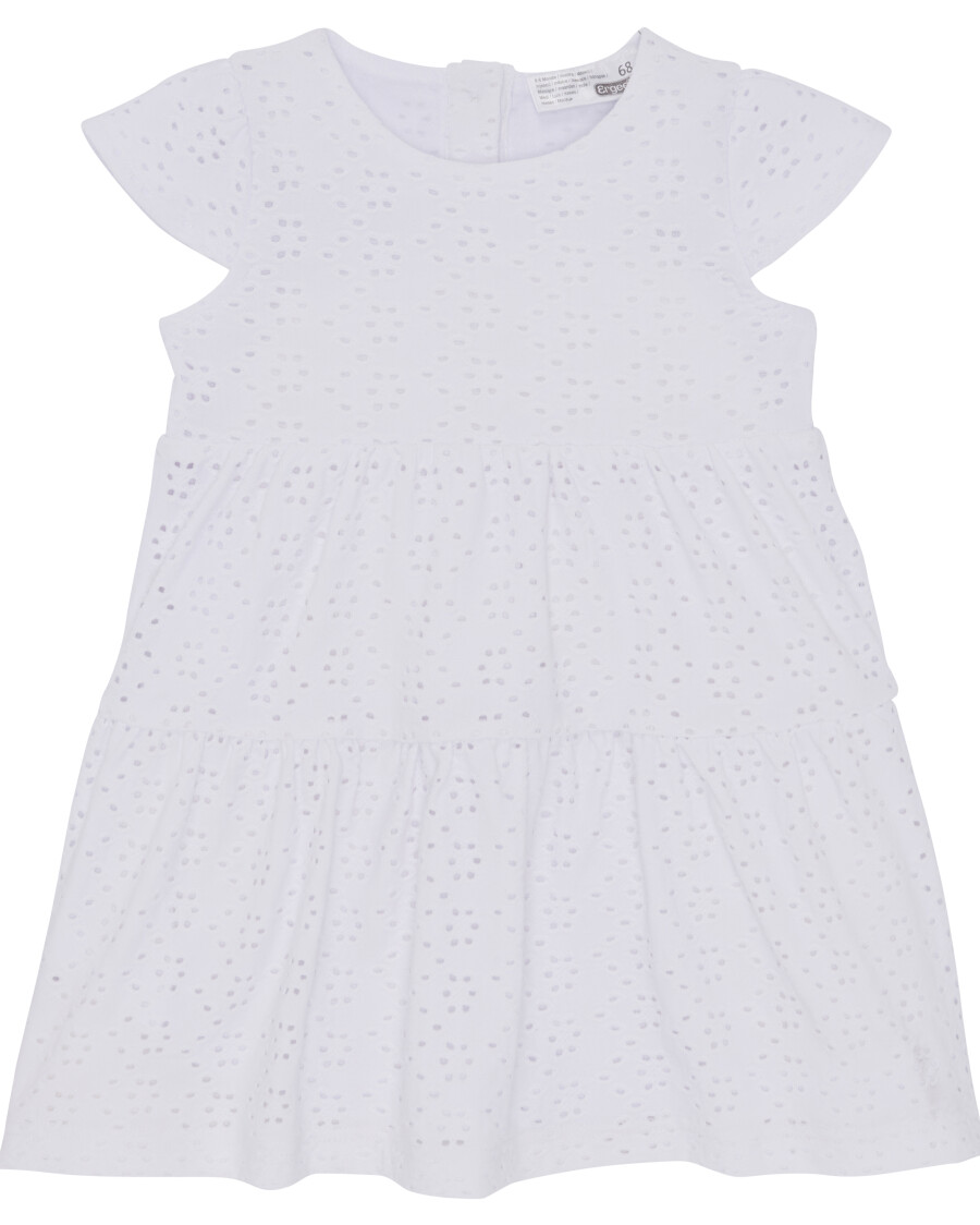 Kleid mit Lochstickerei