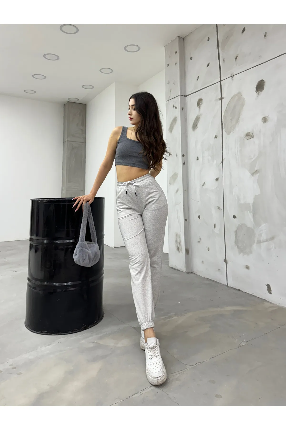 BİKELİFE  Jogginghose - Grau - Slim