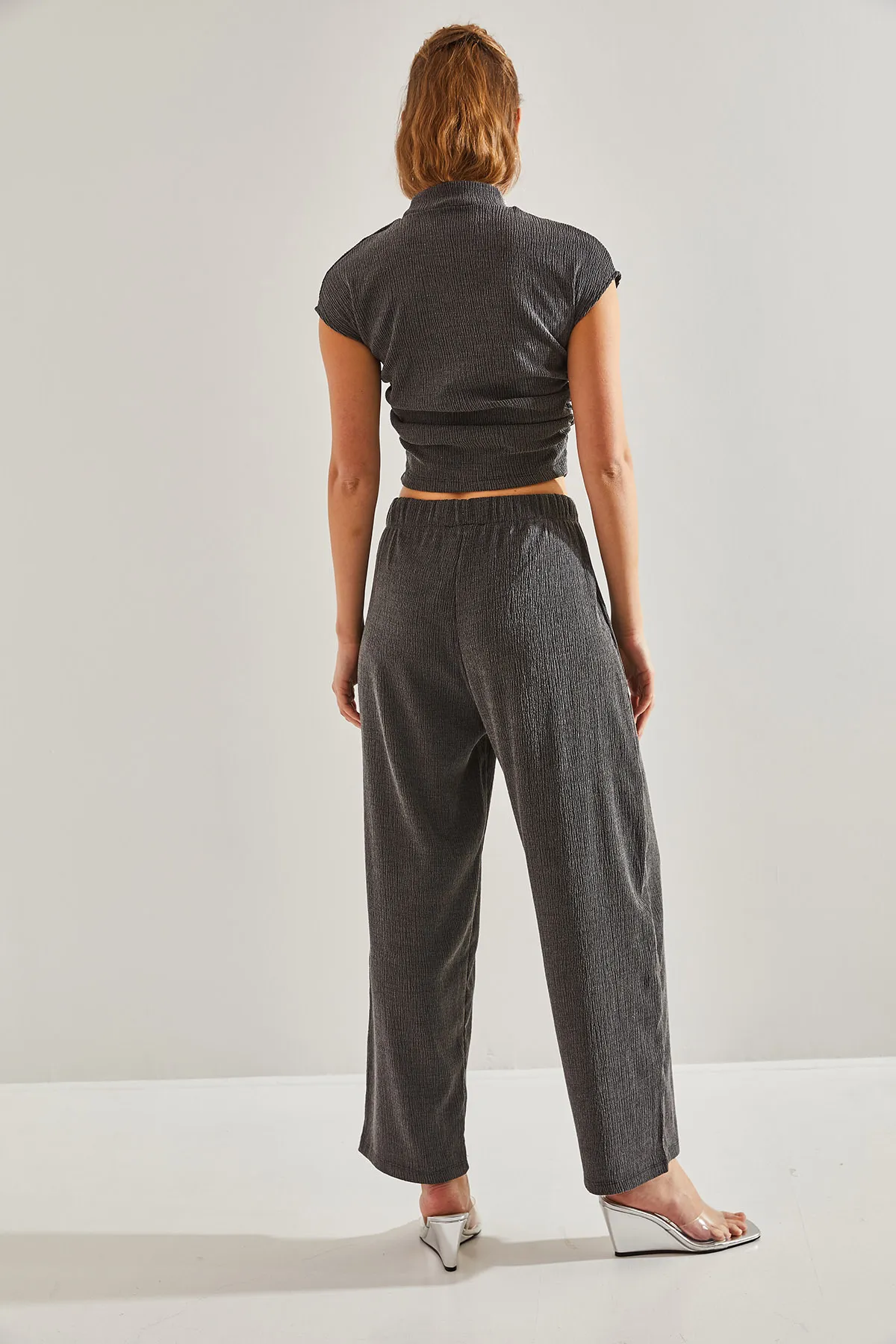 Bianco Lucci  Set aus Unter- und Oberteil aus gewaschenem Cord für Damen
