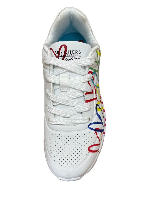 SKECHERS Freizeit Schnürer weiss