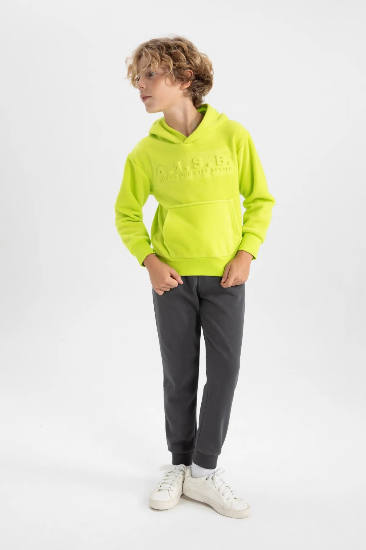 DeFacto  Fleece-Sweatshirt mit Kapuze für Jungen