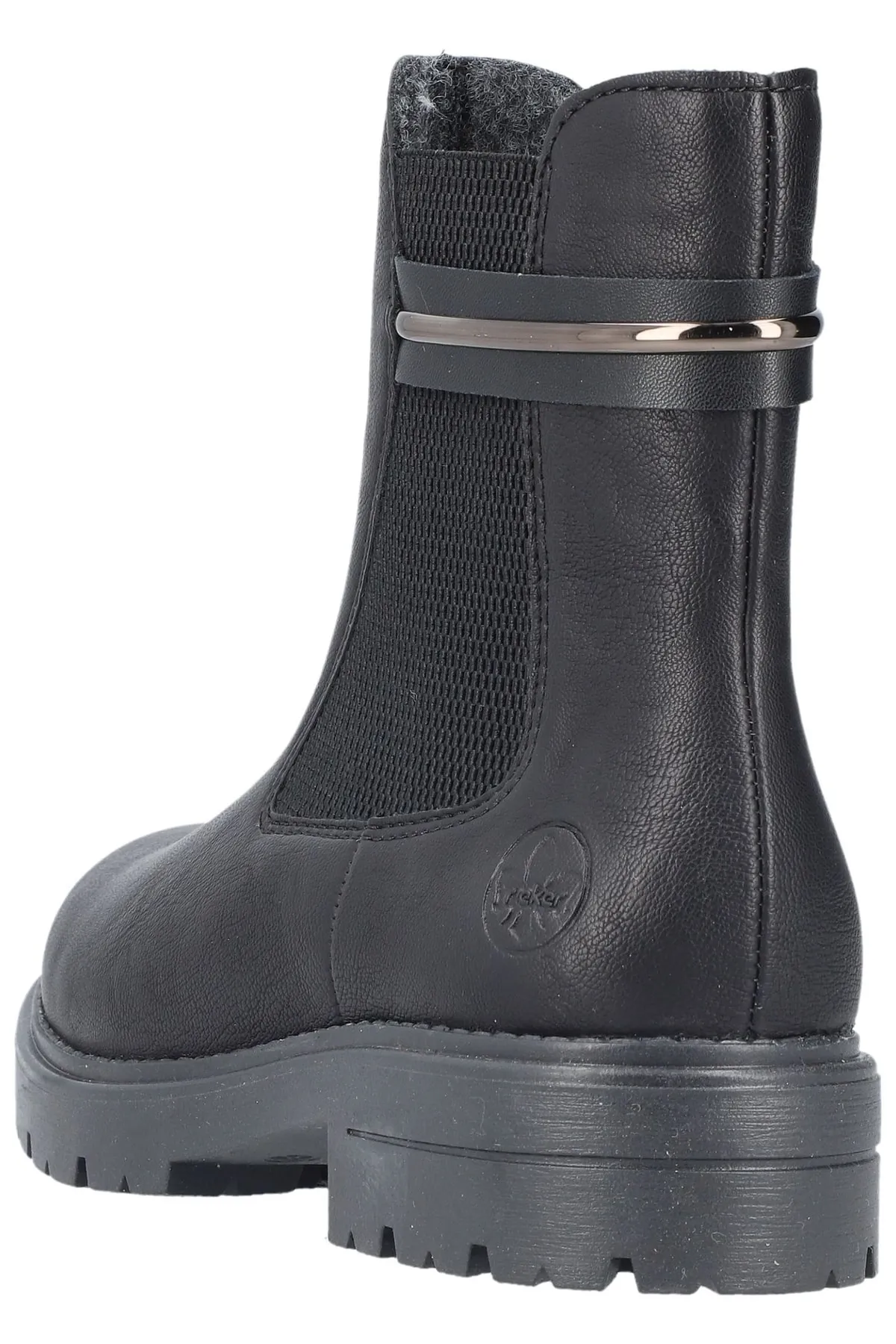 Rieker  Stiefelette - Schwarz - Blockabsatz