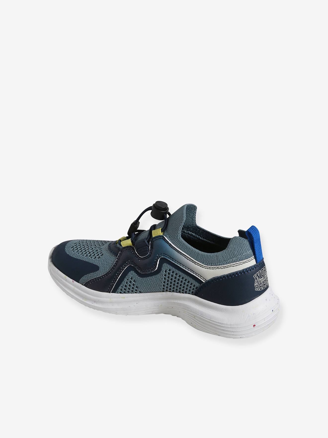Vertbaudet Kinder Sport-Sneakers mit Gummizug - set blau