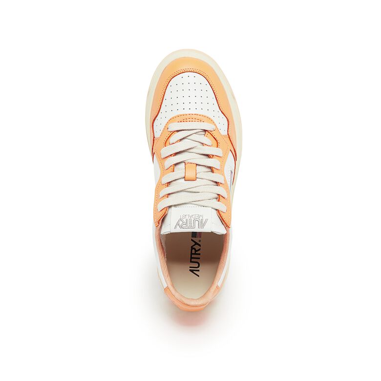 Autry Wmns Medalist Low leat/leat wht/bufforng
