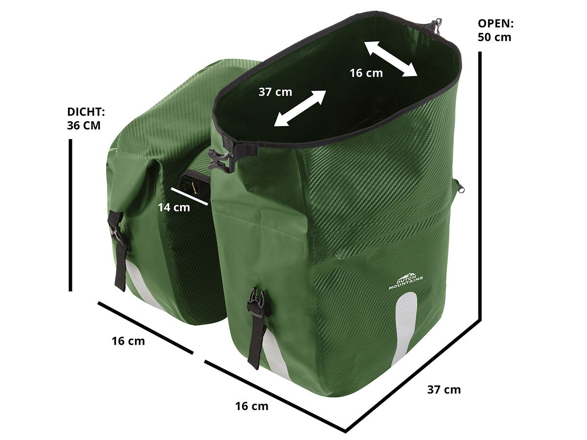 Dutch Mountains 46 Liter doppelte Fahrradtasche