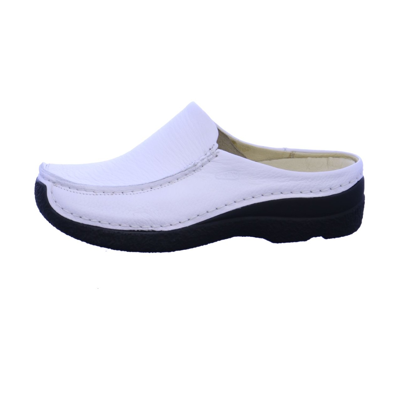 WOLKY Pantoletten weiss Seamy Slide