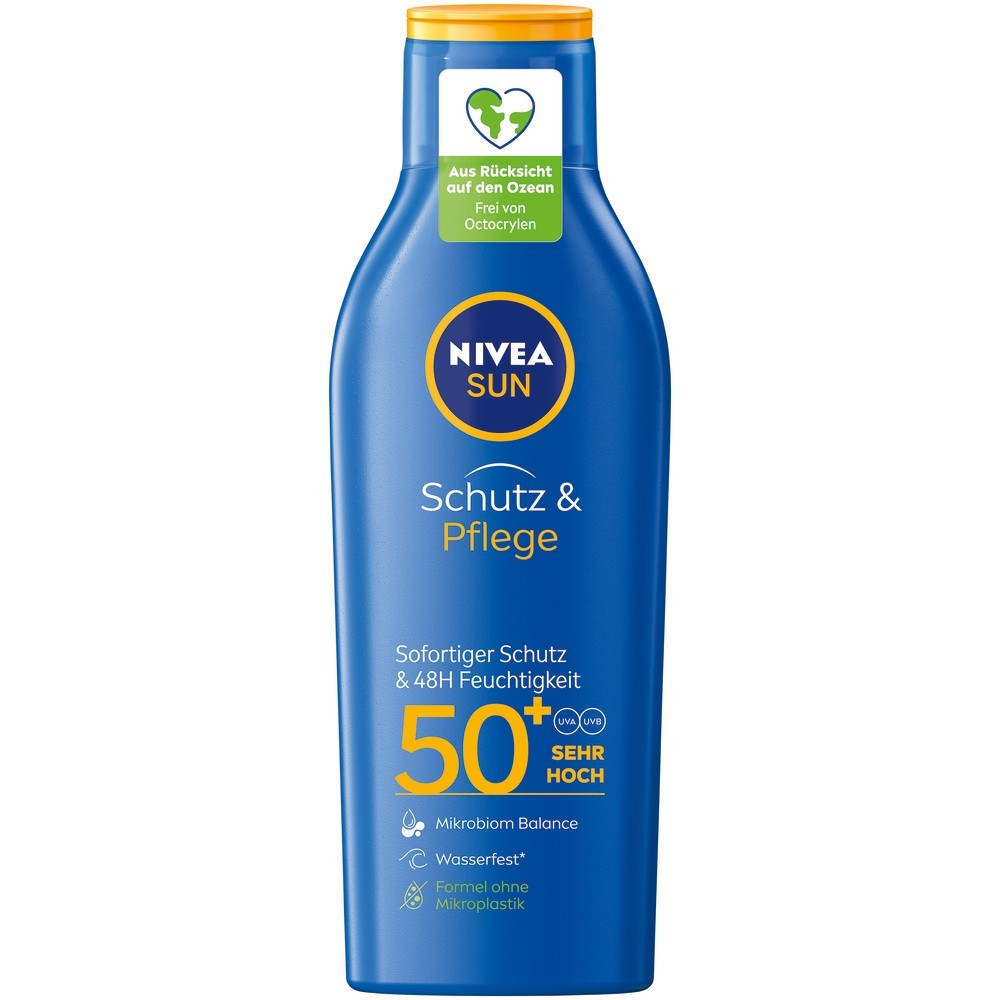 Schutz und Pflege Sonnenmilch