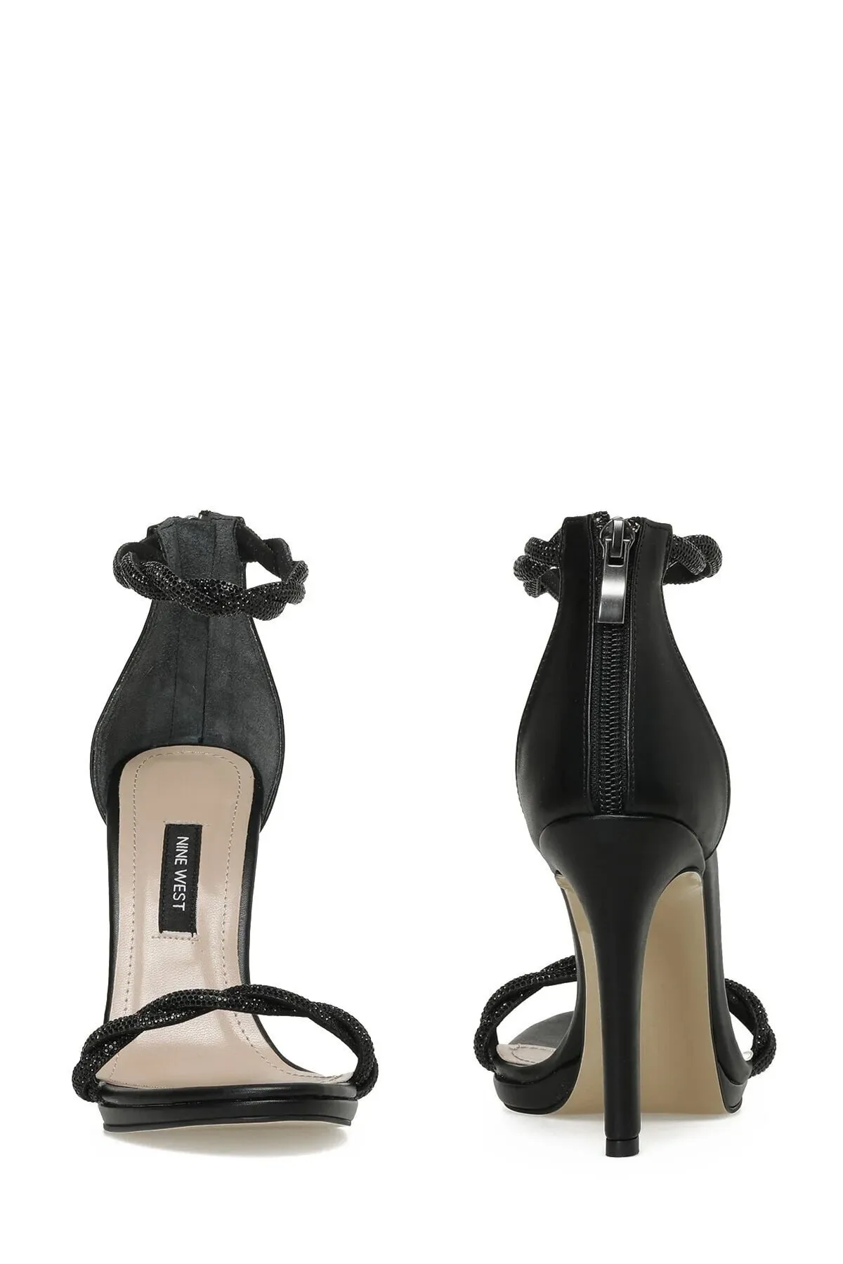 Nine West  EFX 3FX Schwarze Damen-Sandalen mit Absatz