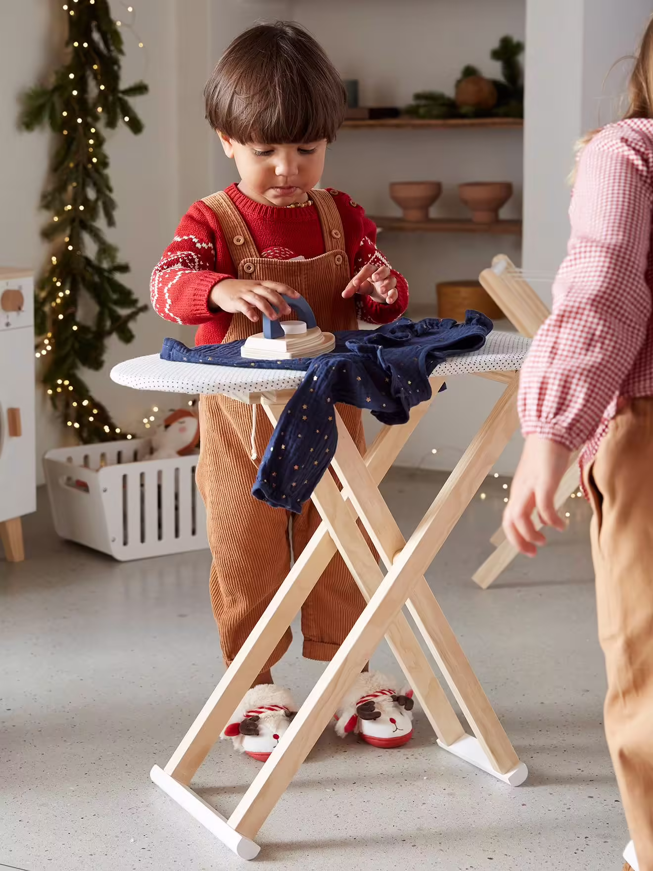 Vertbaudet Kinder Bügeltisch aus Holz FSC - weiß/natur