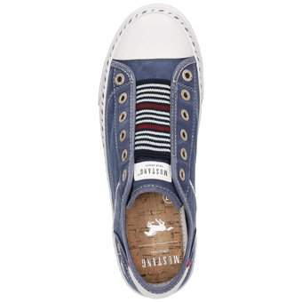 Mustang Slipper in blau