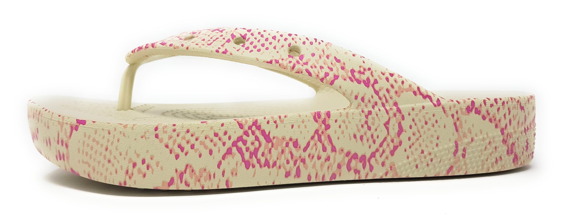 Crocs classic plattf. flip snk. 208243 Beige 2y3 bone multi