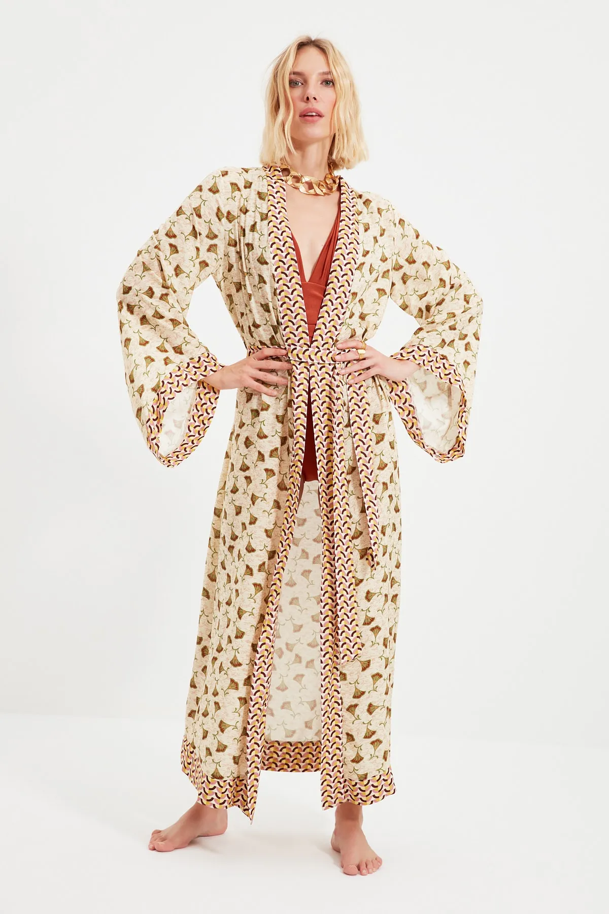 Trendyol Collection  Kimono & Kaftan - Mehrfarbig - Regular Fit