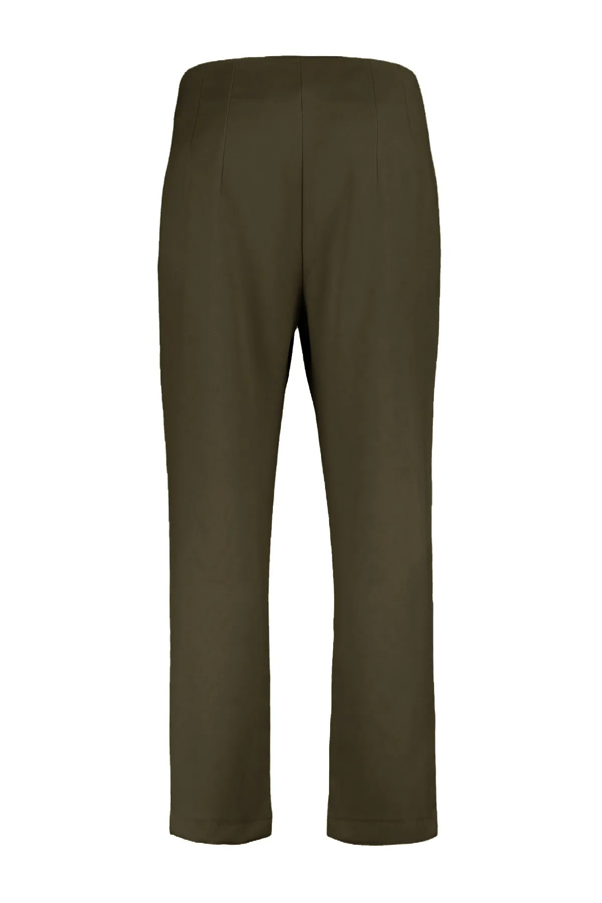 Trendyol Curve  Khakifarbene Zigarettenhose aus Webstoff TBBAW23AR00015