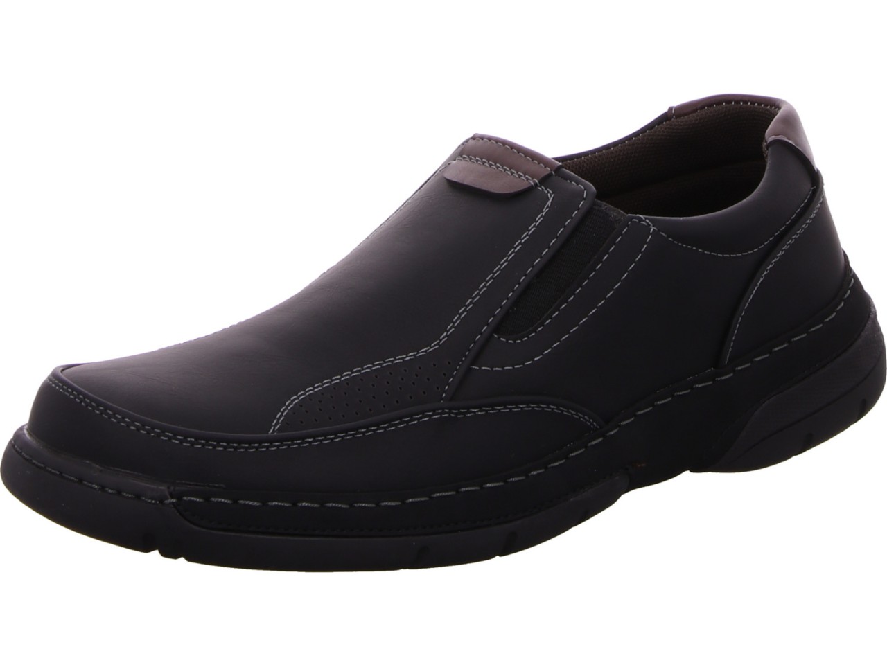 DIVERSE Komfort Slipper schwarz