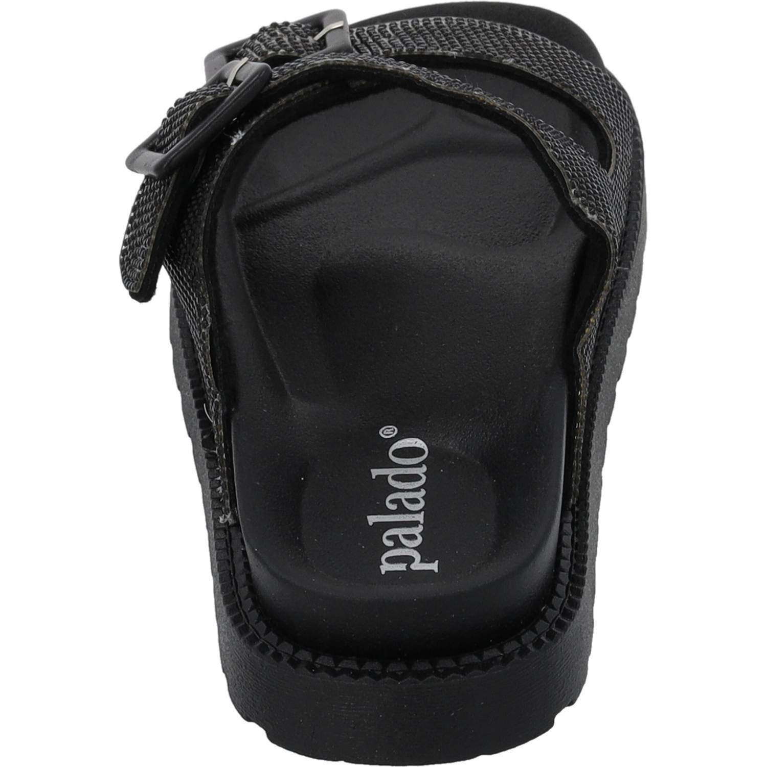Palado Irisa, Plateau-Pantoletten, Damen, Schwarz strass