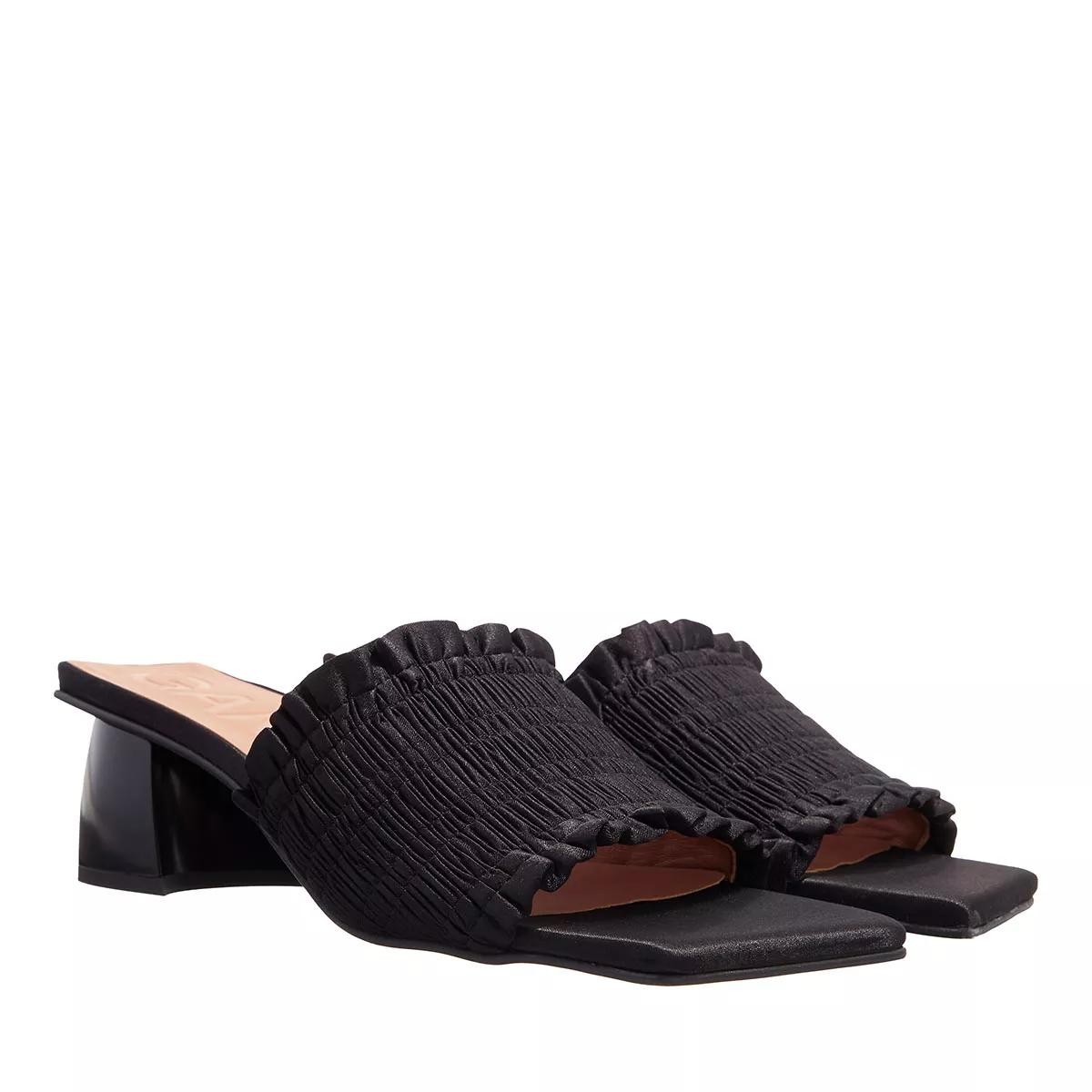 GANNI Pantoletten schwarz Mule
